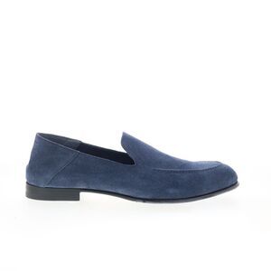 Di Bianco Mens Positano Cashmere Denim Blue Shoes (NWT)